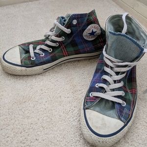 Converse All Star Hightop Plaid Snaker